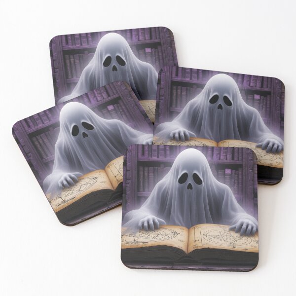 Item preview, Ghost in a haunted library designed and sold by Uglyandcute.