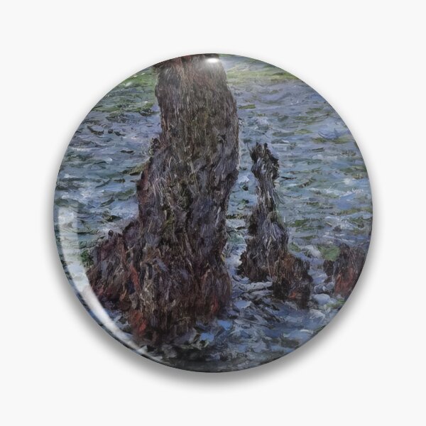 Item preview, The Pyramids at Port Coton   1886 by Claude Monet designed and sold by GabyddAlessandr.