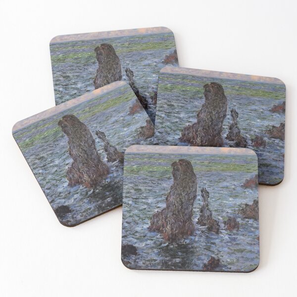 Artikelvorschau, Die Pyramiden von Port Coton 1886 von Claude Monet entworfen und verkauft von GabyddAlessandr.