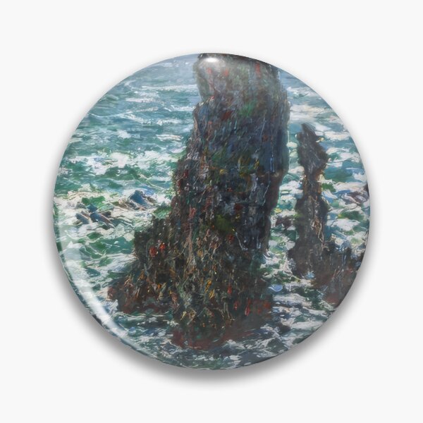 Item preview, The Pyramids of Port Coton Belle Ile en Mer   1886 by Claude Monet designed and sold by GabyddAlessandr.