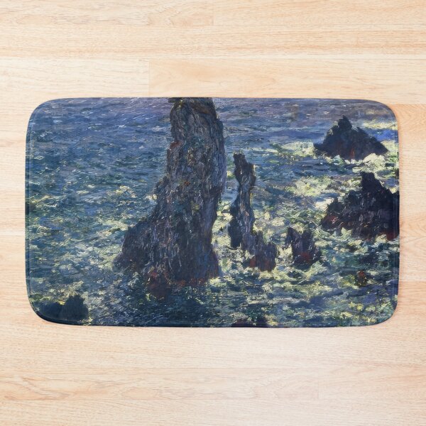 Item preview, The Pyramids Cliffs at Belle Ile   1881 by Claude Monet designed and sold by GabyddAlessandr.