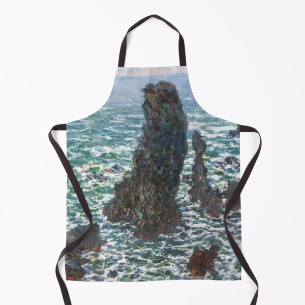Item preview, The Pyramids of Port Coton Belle Ile en Mer 1886 by Claude Monet designed and sold by GabyddAlessandr.