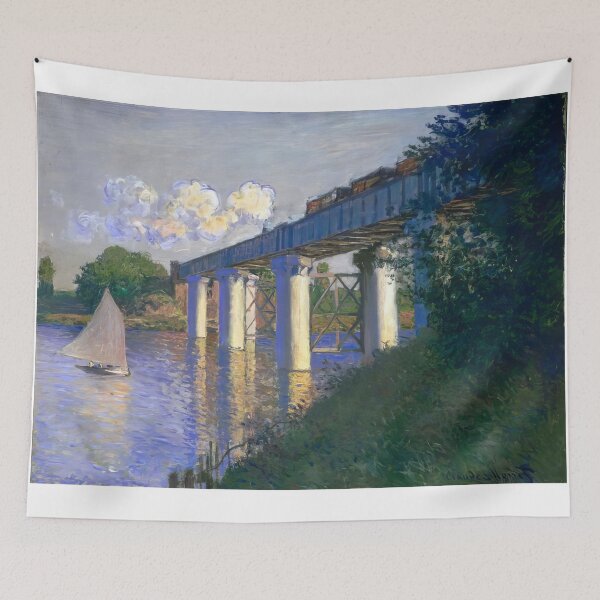 Item preview, The Railway Bridge at Argenteuil   1874 by Claude Monet designed and sold by GabyddAlessandr.