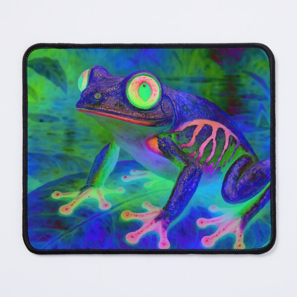 Item preview, Neon frog in dream world designed and sold by Sigtrix.