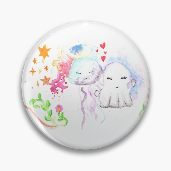 Artikelvorschau, shared inner peace in a fantasy world / bubble with jellyfish and ghost entworfen und verkauft von MaySerena11.