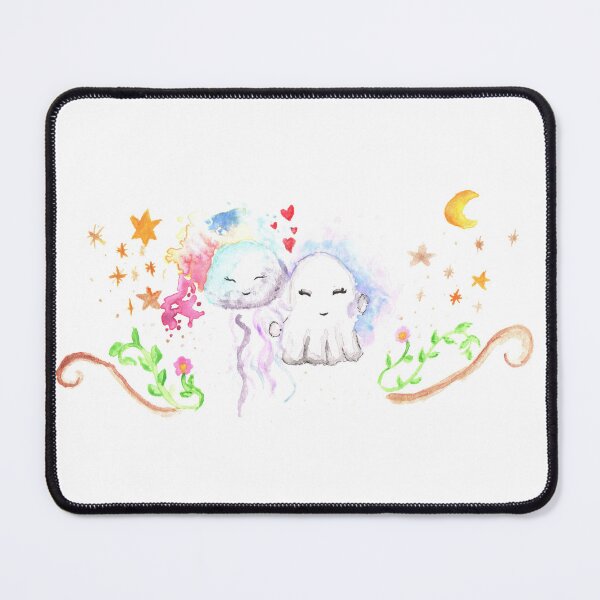 Item preview, shared inner peace in a fantasy world / bubble with jellyfish and ghost designed and sold by MaySerena11.