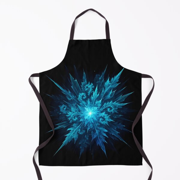 Item preview, Frozen Nova – Ice Crystal Explosion Abstract designed and sold by JaroPrints.