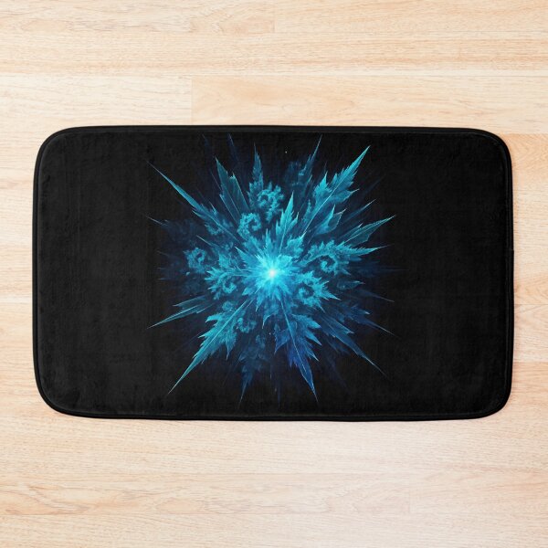 Item preview, Frozen Nova – Ice Crystal Explosion Abstract designed and sold by JaroPrints.