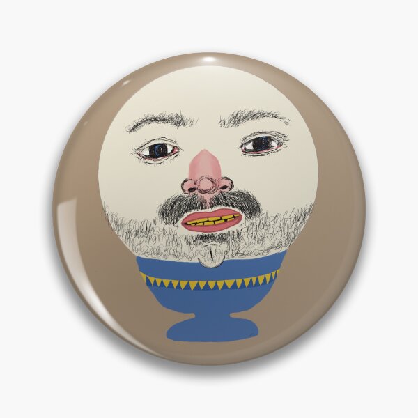 Item preview, Egg face - thick moustache designed and sold by Micki Moxie.