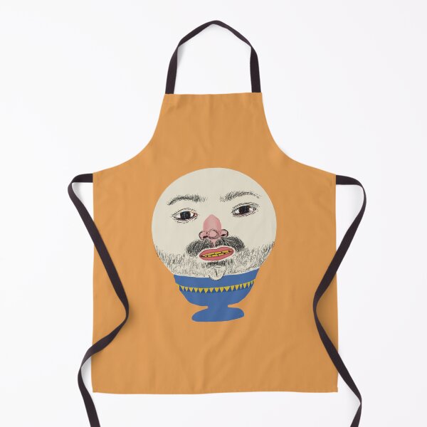Item preview, Egg face - thick moustache designed and sold by Micki Moxie.