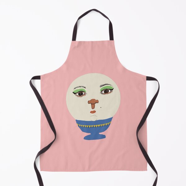 Item preview, Egg face - Lady with green eyeshadow designed and sold by Micki Moxie.