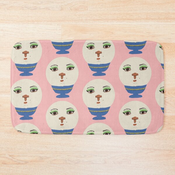 Item preview, Egg face - Lady with green eyeshadow designed and sold by Micki Moxie.