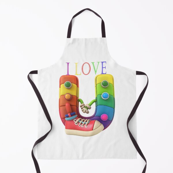 Item preview, Quirky cartoon boot in the shape of a U, with text designed and sold by LoneAngel.