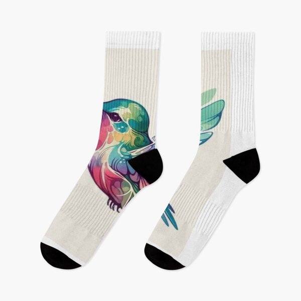 Item preview, iridescent beauty of whimsical hummingbird artwork design designed and sold by NivyasArtistry.