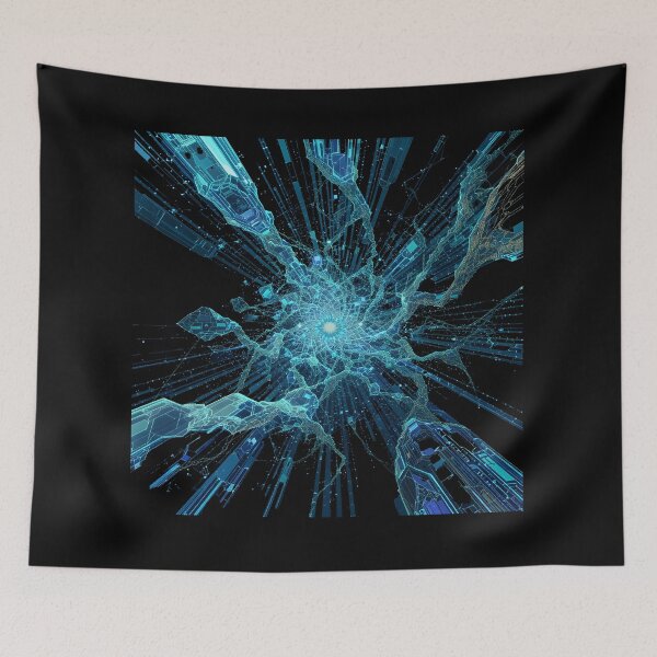 Item preview, Digital Core – Sci-Fi Circuitry Explosion designed and sold by JaroPrints.