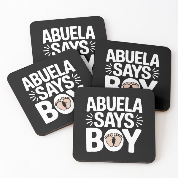 Item preview, Abuela says Boy Grandparents Shower abuela gender reveal designed and sold by BakeryDozen.