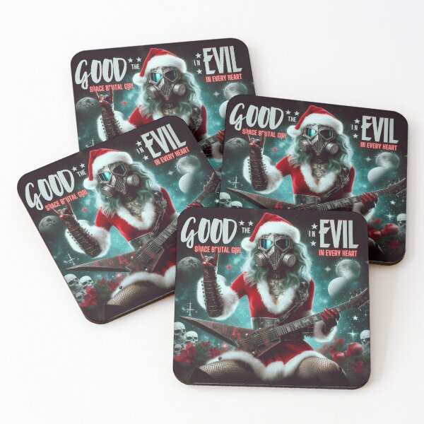 Item preview, Cyber Santa Space Brutal Rock designed and sold by Voodoo Store Paranormal Collections.