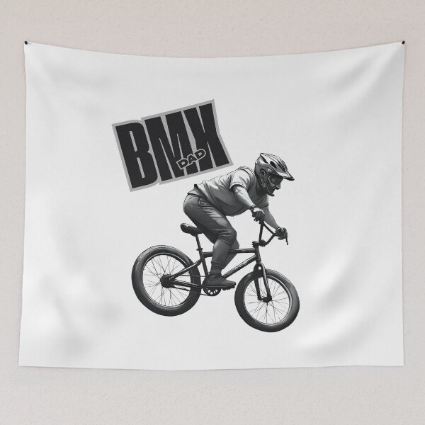 Item preview, BMX Dad – Cool Rider Father Graphic for Bike Lovers designed and sold by Pixel--Threads.
