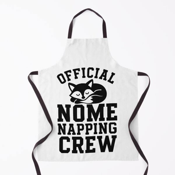 Item preview, Official Nome Napping Crew – Sleeping Arctic Fox Design designed and sold by Kathryn Creates.