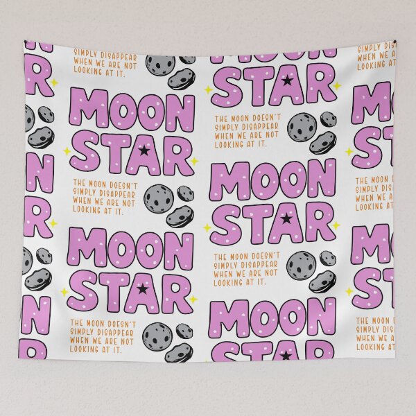 Item preview, Moon and Star Cute Cartoon Aesthetic – Space Quote Design designed and sold by graphicnew.
