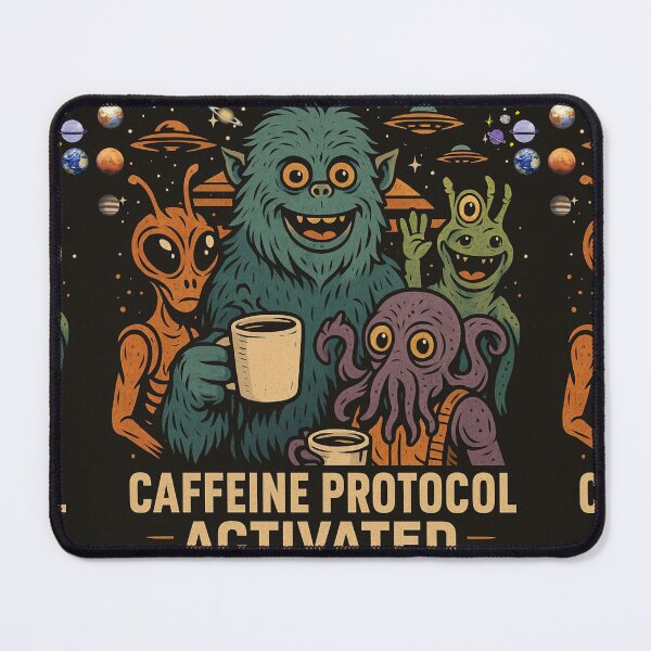 Item preview, Galactic Alien Coffee Crew designed and sold by riley k.