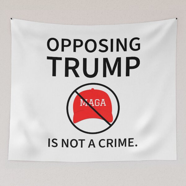 Item preview, Opposing Trump is not a crime  designed and sold by Rachel the Artist .