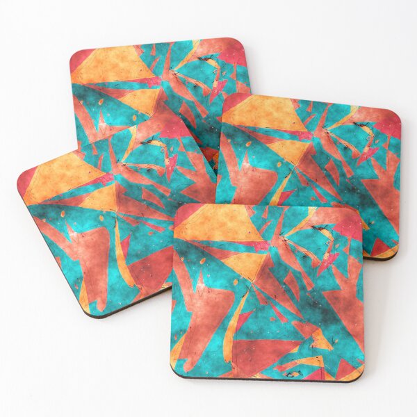 Item preview, Colorful Abstract Sharp Shapes Background designed and sold by ConfuseLab Shop.