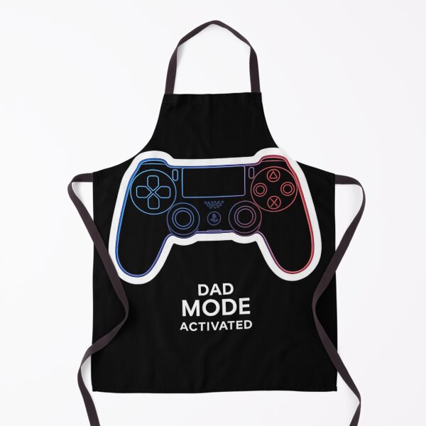 Item preview, Minimalist Gamer Dad Controller | Dad Mode Activated Neon Design designed and sold by Chroma Myst.