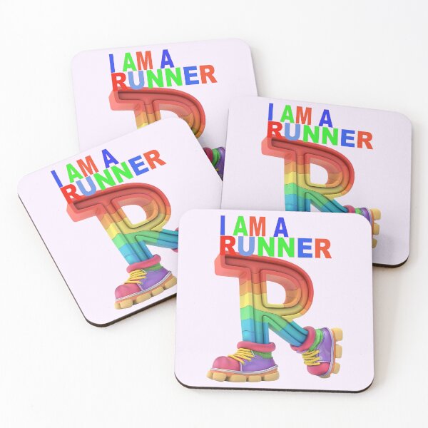 Item preview, a pair of cartoon running trainers, quirky fun design designed and sold by LoneAngel.
