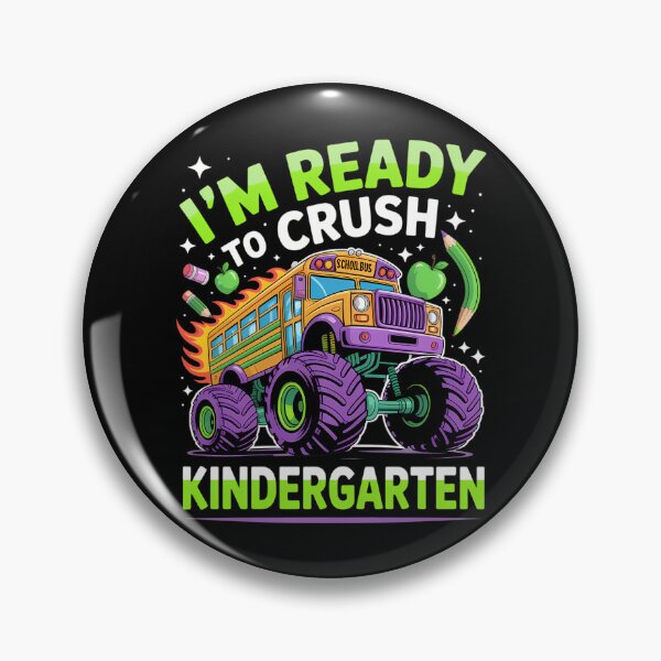 Item preview, I'm Ready To Crush Kindergarten Monster Truck Boys designed and sold by Sunset4Bones.