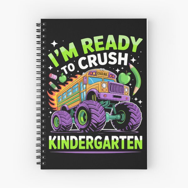 Item preview, I'm Ready To Crush Kindergarten Monster Truck Boys designed and sold by Sunset4Bones.