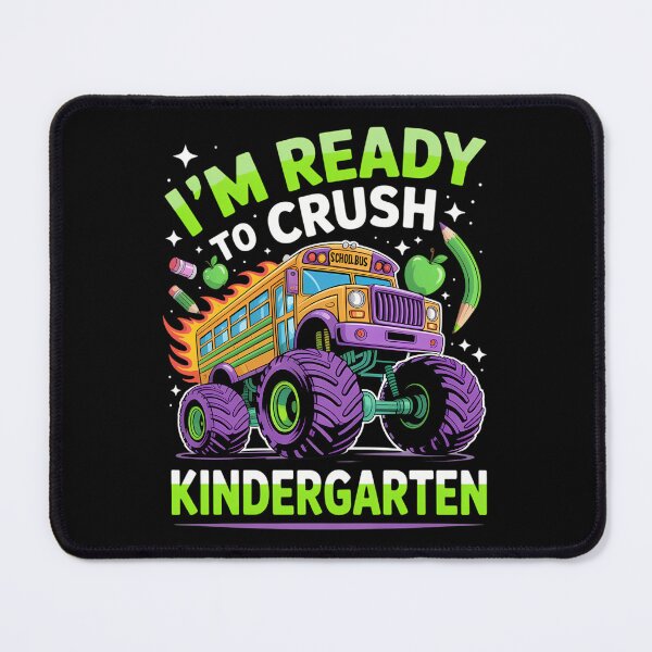 Item preview, I'm Ready To Crush Kindergarten Monster Truck Boys designed and sold by Sunset4Bones.