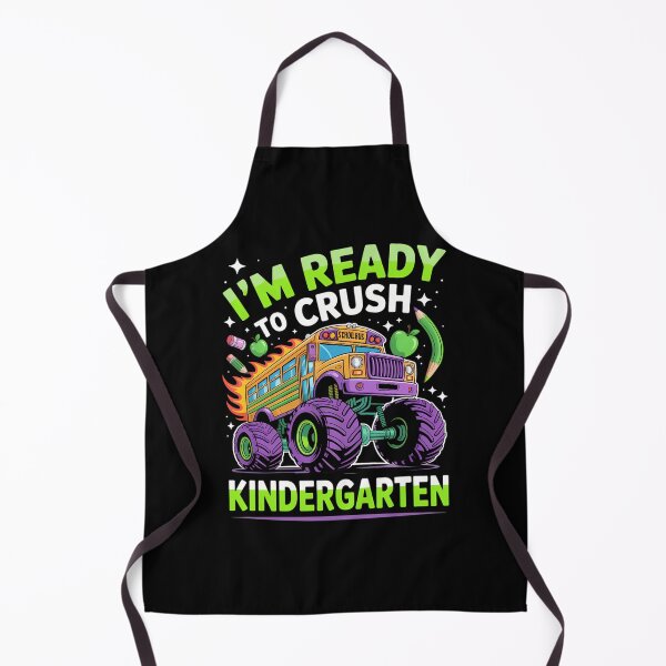 Item preview, I'm Ready To Crush Kindergarten Monster Truck Boys designed and sold by Sunset4Bones.