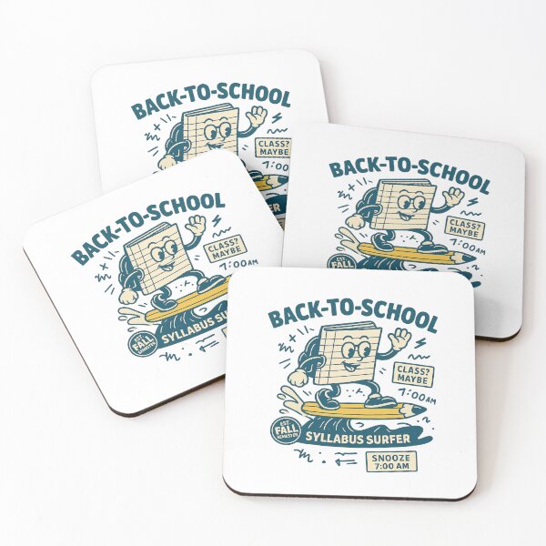 Item preview, Syllabus Surfer — Back‑to‑School Tee • Class? Maybe • Snooze 7:00 AM (Retro Notebook on Pencil) designed and sold by BeetleDots.