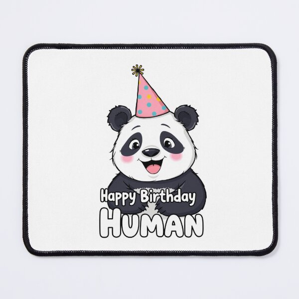 Item preview, Feliz cumpleaños, humano, lindo regalo kawaii, meme panda designed and sold by CheeseBlueprint.