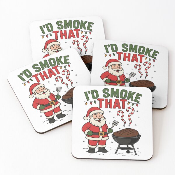 Item preview, I’d Smoke That – Funny Christmas BBQ designed and sold by LuxeGraphix.