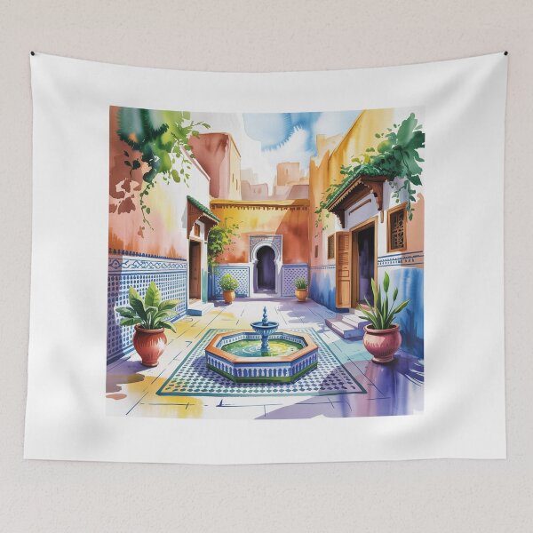 Item preview, Watercolor Morocco designed and sold by ArtQueen777.