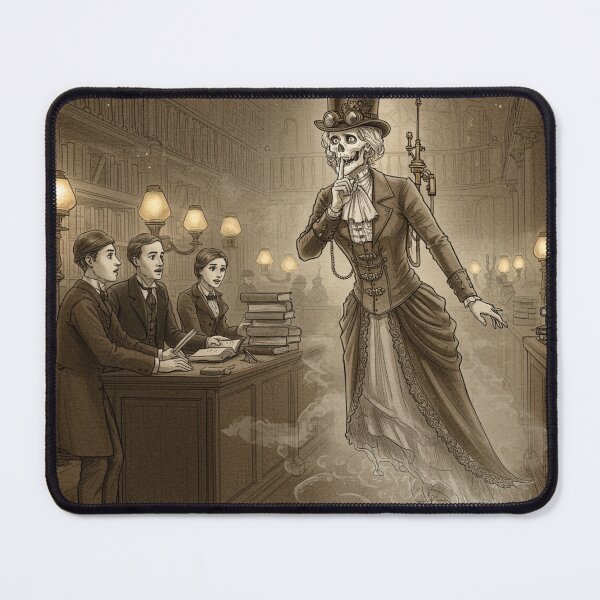 Item preview, Victorian ghost librarian designed and sold by Uglyandcute.