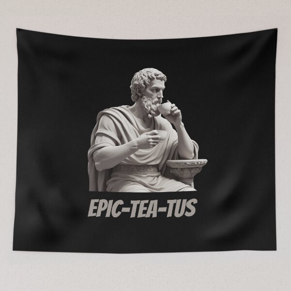 Item preview, Epic-Tea-Tus Stoic Philosopher designed and sold by LexaArtworks.
