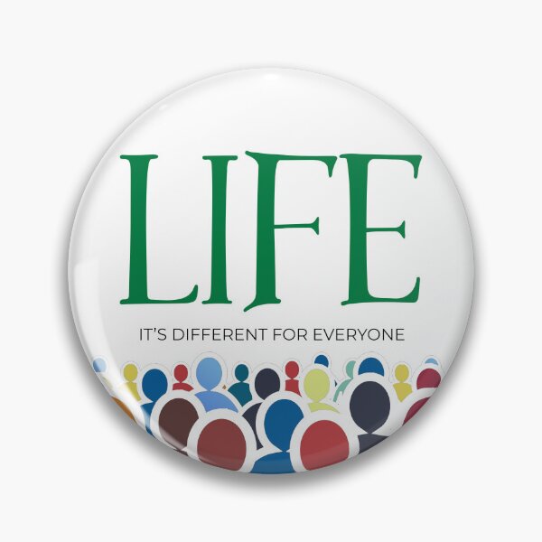 Item preview, LIFE: It’s Different for Everyone – Inspirational Abstract Design designed and sold by uniQuin.