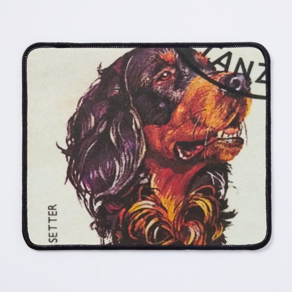 Item preview, Dog Gordon Setter vintage postage stamp Tanzania, 1993 designed and sold by BlareBlare.