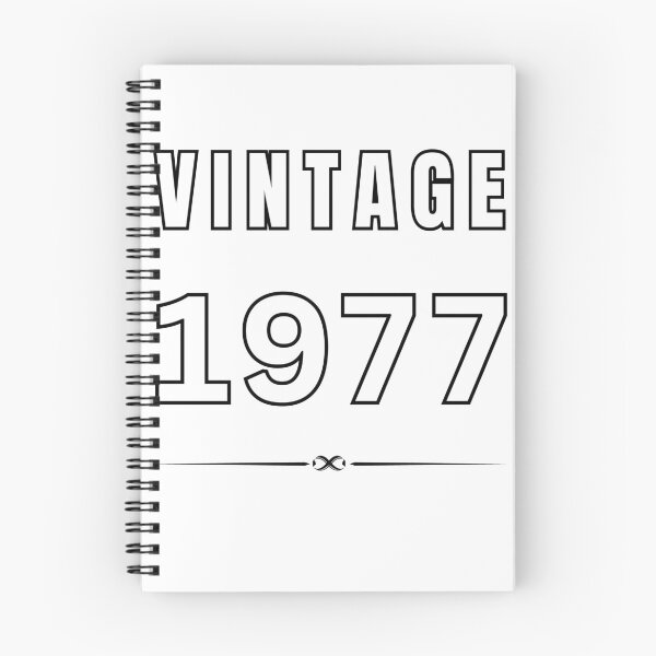 Item preview, Vintage 1977 Classic Retro Text : Black Typography Design designed and sold by AlienTechs.