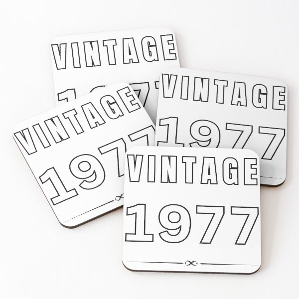 Item preview, Vintage 1977 Classic Retro Text : Black Typography Design designed and sold by AlienTechs.