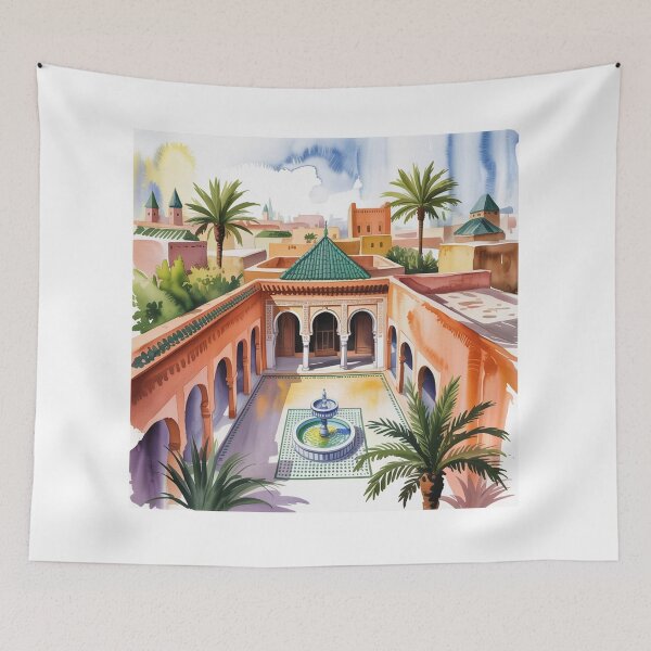 Item preview, Watercolor Morocco  designed and sold by ArtQueen777.