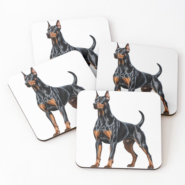 Artikelvorschau, Majestätischer Dobermann-Cartoon entworfen und verkauft von Art-Design-EM.