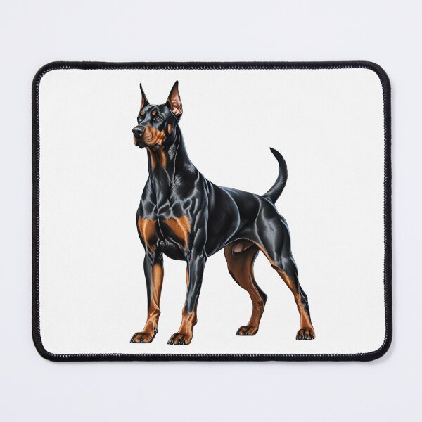 Artikelvorschau, Majestätischer Dobermann-Cartoon entworfen und verkauft von Art-Design-EM.