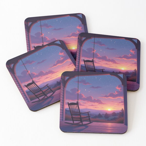 Item preview, Floating rocking chair at dusk designed and sold by FotoworldEdel.