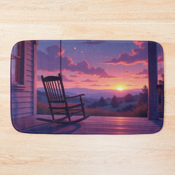 Item preview, Floating rocking chair at dusk designed and sold by FotoworldEdel.