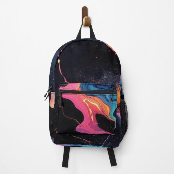 Item preview, vibrant colors in dark space colorful artwork designed and sold by NivyasArtistry.