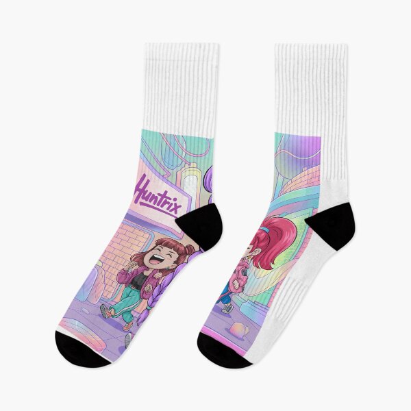 Item preview, Huntrix on the Move – Pastel City Stroll with Kawaii Attitude designed and sold by Shiwwa.